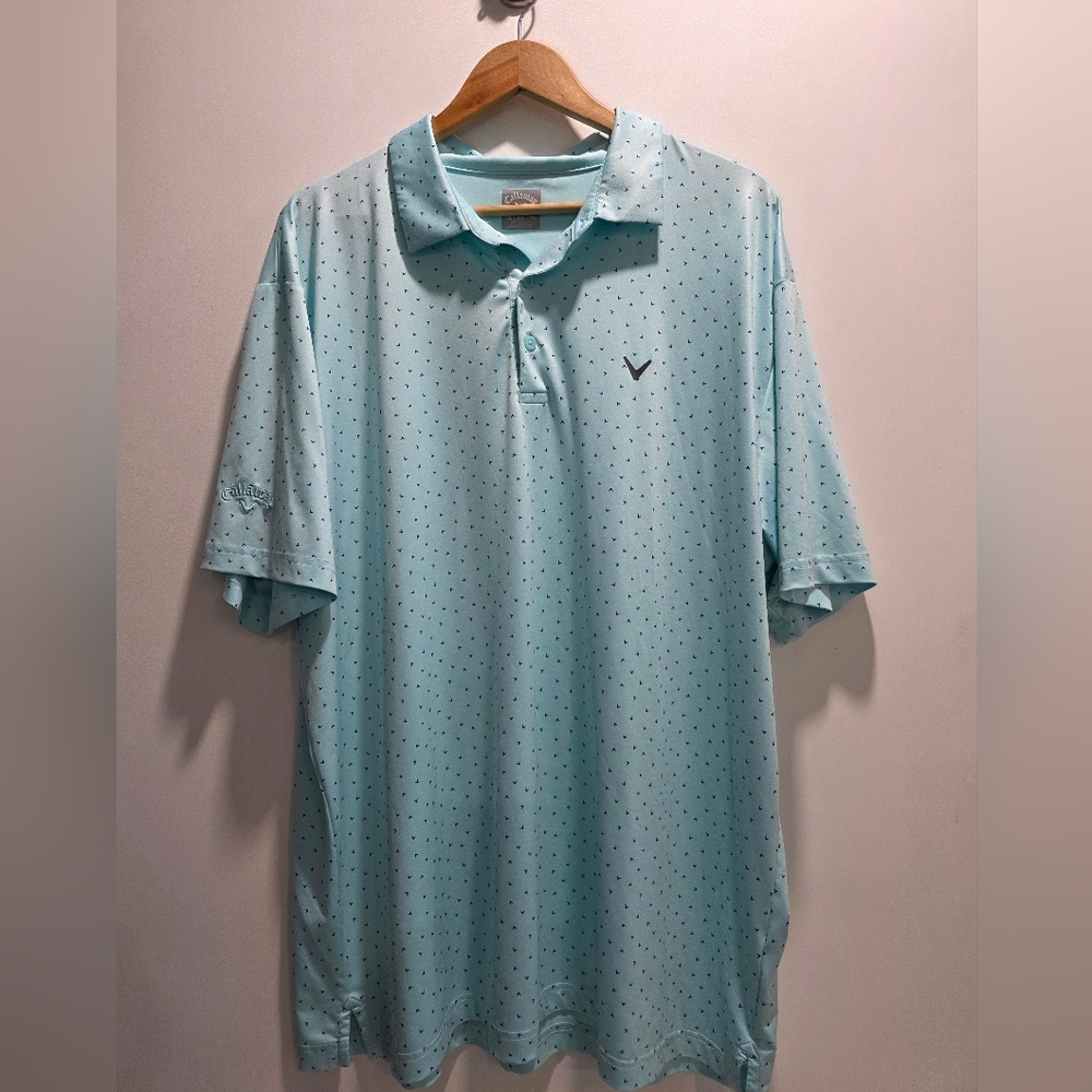 Callaway Collared Golf Shirt Mens Size XL Performance Moisture Wicking Polo